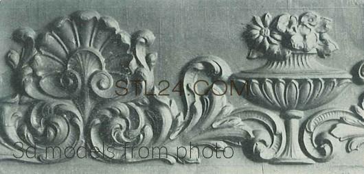 Фризы (FRIESE_1714 -  | 3D model 3DSMAX / OBJ / STL) 3D модель для ЧПУ станка
